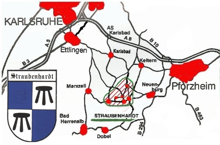 &Uuml;bersicht um Straubenhardt